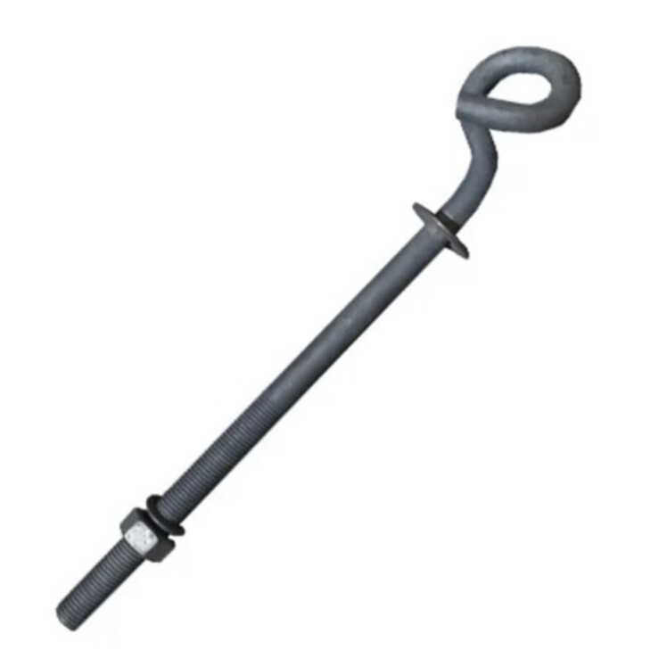 پیچ و مهره دم خوکی 350*16 میلیمتر شیلگان(p)